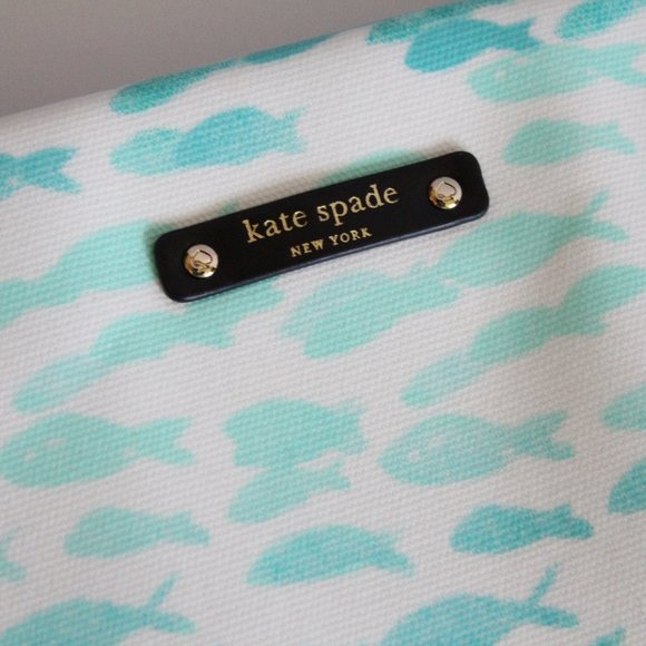 NWT Kate Spade Make A Splash PLENTY OF FISH Tote - Picture 3 of 10